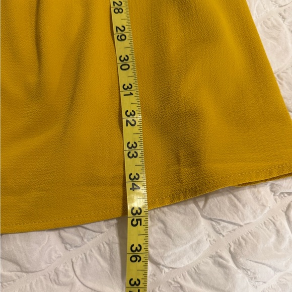 Monteau Yellow Wrap Midi Dress with Dolman Sleeves - Picture 4 of 6